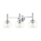 Z-Lite Sutton Vanity, 3-Light, 23.75 In.W x 7 In.L x 10.25 In.H, Chrome/Clear 7502-3V-CH - alternate 4
